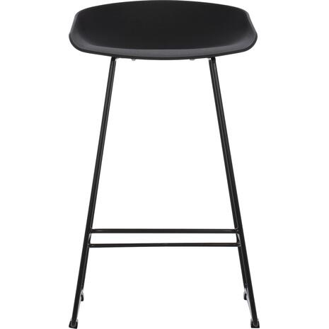 ΣΚΑΜΠΟ ΜΠΑΡ NAILA HM9299.02 ΜΑΥΡΟ ΜΕΣΑΙΟΥ ΥΨΟΥΣ 44x44x74Yεκ. (σετ 2 τεμαχίων)