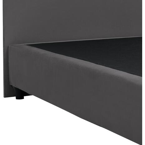 ΚΡΕΒΑΤΙ MALENA ΑΠΟ ΓΚΡΙ ΒΕΛΟΥΔΟ HM651.10 ΓΙΑ ΣΤΡΩΜΑ 90x200 εκ.