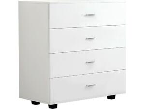 ΣΥΡΤΑΡΙΕΡΑ ΜΕΛΑΜΙΝΗΣ THORG ME 4 ΣΥΡΤΑΡΙΑ ΛΕΥΚΗ HM8996.03 80x40x83Υεκ.