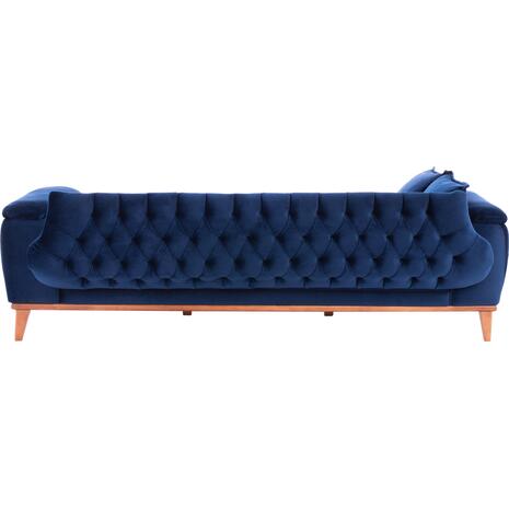 ΚΑΝΑΠΕΣ ΚΡΕΒΑΤΙ BENNINGTON ΤΡΙΘΕΣΙΟΣ ΜΠΛΕ HM3249.18 240x95x80 εκ.