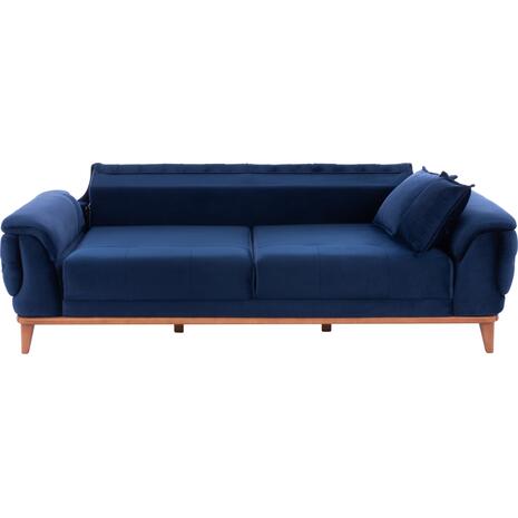 ΚΑΝΑΠΕΣ ΚΡΕΒΑΤΙ BENNINGTON ΤΡΙΘΕΣΙΟΣ ΜΠΛΕ HM3249.18 240x95x80 εκ.