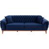 ΚΑΝΑΠΕΣ ΚΡΕΒΑΤΙ BENNINGTON ΤΡΙΘΕΣΙΟΣ ΜΠΛΕ HM3249.18 240x95x80 εκ.