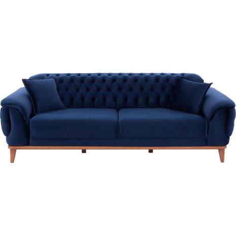ΚΑΝΑΠΕΣ ΚΡΕΒΑΤΙ BENNINGTON ΤΡΙΘΕΣΙΟΣ ΜΠΛΕ HM3249.18 240x95x80 εκ.
