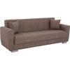 ΚΑΝΑΠΕΣ ΚΡΕΒΑΤΙ POLYA ΤΡΙΘΕΣΙΟΣ ΚΑΦΕ HM3240.02 215x80x77 εκ.