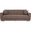 ΚΑΝΑΠΕΣ ΚΡΕΒΑΤΙ POLYA ΤΡΙΘΕΣΙΟΣ ΚΑΦΕ HM3240.02 215x80x77 εκ.