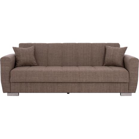 ΚΑΝΑΠΕΣ ΚΡΕΒΑΤΙ POLYA ΤΡΙΘΕΣΙΟΣ ΚΑΦΕ HM3240.02 215x80x77 εκ.