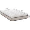 ΣΤΡΩΜΑ DREAMTOPIA ΣΕΙΡΑ ATLAS HM654.150 BONNELL SPRING 150x200x20Y εκ.