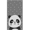 ΠΑΙΔΙΚΟ ΧΑΛΙ ΜΕ ΚΡΟΣΙΑ ΣΕΙΡΑ KIDDER HM7678.14 PANDA ΓΚΡΙ 80Χ150 εκ.