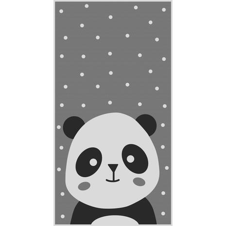 ΠΑΙΔΙΚΟ ΧΑΛΙ ΜΕ ΚΡΟΣΙΑ ΣΕΙΡΑ KIDDER HM7678.14 PANDA ΓΚΡΙ 80Χ150 εκ.