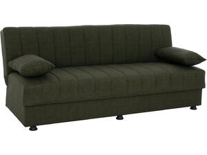 ΚΑΝΑΠΕΣ ΚΡΕΒΑΤΙ ANDRI ΤΡΙΘΕΣΙΟΣ DARK OLIVE HM3239.05 180x72x77 εκ.