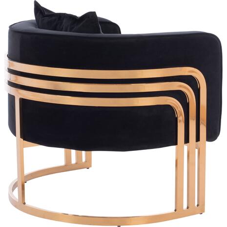 ΠΟΛΥΘΡΟΝΑ TIANA ΜΑΥΡH ΜΕ ΜΕΤΑΛΛΙΚΟ ΣΚΕΛΕΤΟ HM8738.04