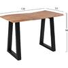 ΤΡΑΠΕΖΙ ΚΟΝΣΟΛΑ SOFIA SLIM HM8744.11 ΜΑΣΙΦ ΞΥΛΟ ΑΚΑΚΙΑΣ ΦΥΣΙΚΟ 120x53x96Υ εκ.