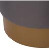 ΣΚΑΜΠΟ VINDE HM9260.01 ΓΚΡΙ ΜΕ ΧΡΥΣΗ ΒΑΣΗ Φ40x35 εκ.