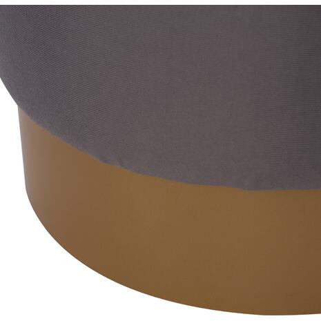 ΣΚΑΜΠΟ VINDE HM9260.01 ΓΚΡΙ ΜΕ ΧΡΥΣΗ ΒΑΣΗ Φ40x35 εκ.