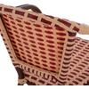 ΠΟΛΥΘΡΟΝΑ ΑΛΟΥΜΙΝΙΟΥ BAMBOO LOOK ΣΕ ΜΠΕΖ ΚΑΙ ΚΟΚΚΙΝΟ HM5818.01 54x56x80 εκ.