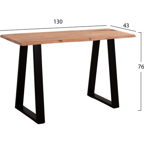 ΚΟΝΣΟΛΑ SOFIA SLIM HM8503.11 ΜΑΣΙΦ ΞΥΛΟ ΑΚΑΚΙΑΣ ΦΥΣΙΚΟ 130X45X76Υεκ.