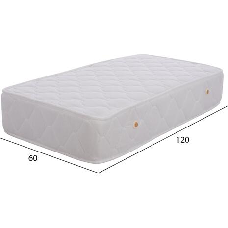 ΣΤΡΩΜΑ BABYCLOUD HM642.01 BONELL SPRING 60X120 ΛΕΥΚΟ