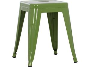 ΣΚΑΜΠΩ ΜΕΤΑΛΛΙΚΟ HM0096.23 MELITA ΣΕ LIGHT OLIVE GREEN 39x39x46 εκ.