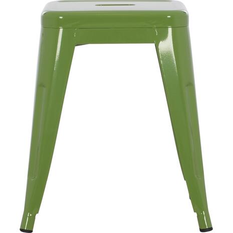 ΣΚΑΜΠΩ ΜΕΤΑΛΛΙΚΟ HM0096.23 MELITA ΣΕ LIGHT OLIVE GREEN 39x39x46 εκ.