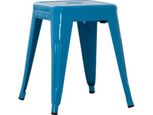 ΣΚΑΜΠΩ ΜΕΤΑΛΛΙΚΟ HM0096.08 MELITA ΣΕ ΜΠΛΕ 39x39x46 εκ.