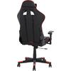 ΚΑΡΕΚΛΑ ΓΡΑΦΕΙΟΥ GAMING DOCKS HM1162.01 ΜΑΥΡΟ ΚΟΚΚΙΝΟ PU 67x70x130 εκ.