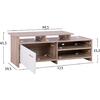 ΕΠΙΠΛΟ TV SCOTT HM8766.01 123x39,5x35,5-45,5Y εκ. SONAMA ΛΕΥΚΟ