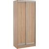 ΝΤΟΥΛΑΠΑ ΣΥΡΟΜΕΝΗ ADLER ΜΕΛΑΜΙΝΗΣ 90x45x210Yεκ. SONAMA OAK 2ΦΥΛΛΗ HM2436.01