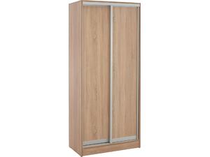 ΝΤΟΥΛΑΠΑ ΣΥΡΟΜΕΝΗ ADLER ΜΕΛΑΜΙΝΗΣ 90x45x210Yεκ. SONAMA OAK 2ΦΥΛΛΗ HM2436.01