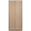 ΝΤΟΥΛΑΠΑ ΣΥΡΟΜΕΝΗ ADLER ΜΕΛΑΜΙΝΗΣ 90x45x210Yεκ. SONAMA OAK 2ΦΥΛΛΗ HM2436.01