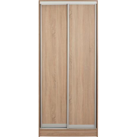 ΝΤΟΥΛΑΠΑ ΣΥΡΟΜΕΝΗ ADLER ΜΕΛΑΜΙΝΗΣ 90x45x210Yεκ. SONAMA OAK 2ΦΥΛΛΗ HM2436.01