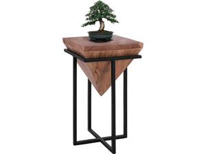 ΤΡΑΠΕΖΙ ΒΟΗΘΗΤΙΚΟ HALIMA HM8213.11 ΑΠΟ ΜΑΣΙΦ ΚΟΡΜΟ ΑΚΑΚΙΑΣ 29x29x53Υ εκ.