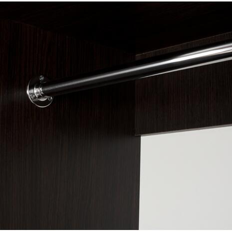 ΝΤΟΥΛΑΠΑ ΣΥΡΟΜΕΝΗ ADLER ΜΕΛΑΜΙΝΗΣ WENGE ΜΕ ΚΑΘΡΕΠΤΗ HM2437.02  180X60X210Υεκ.