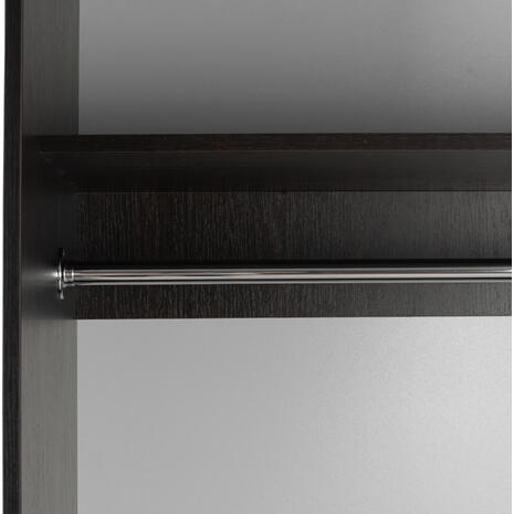 ΝΤΟΥΛΑΠΑ ΣΥΡΟΜΕΝΗ ADLER ΜΕΛΑΜΙΝΗΣ WENGE ΜΕ ΚΑΘΡΕΠΤΗ HM2437.02  180X60X210Υεκ.