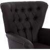 ΠΟΛΥΘΡΟΝΑ ΜΠΕΡΖΕΡΑ Τ. CHESTERFIELD ΣΕ ΧΡΩΜΑ ΚΑΦΕ HM9217.03 87x88x100 εκ. (Καφέ)