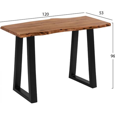 ΣΤΑΝΤ ΜΠΑΡ MONTANA 4εκ.ΠΑΧΟΥΣ ΑΠΟ ΜΑΣΙΦ ΞΥΛΟ ΑΚΑΚΙΑΣ HM8463.11 120x53x96Υ εκ.