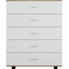 ΣΥΡΤΑΡΙΕΡΑ ΜΕΛΑΜΙΝΗΣ THORG HM8995.04- 5 ΣΥΡΤΑΡΙΑ ΣΕ SONAMA-ΛΕΥΚΟ 80Χ40Χ100Yεκ.
