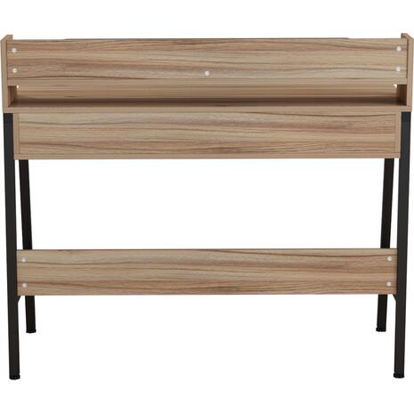ΓΡΑΦΕΙΟ OLIVIER HM2129.02 ΜΕΛΑΜΙΝΗ ΣΕ ΚΑΡΥΔΙ-ΜΑΥΡΟ-ΜΑΥΡΟΣ ΜΕΤΑΛΛΙΚΟΣ ΣΚΕΛΕΤΟΣ 104x48x89Υεκ