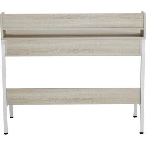 ΓΡΑΦΕΙΟ OLIVIER HM2129.01 ΜΕΛΑΜΙΝΗ ΣΕ SONAMA-ΛΕΥΚΟ-ΛΕΥΚΟΣ ΜΕΤΑΛΛΙΚΟΣ ΣΚΕΛΕΤΟΣ 104x48x89Υεκ