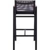 ΣΚΑΜΠΟ ΜΠΑΡ ΑΛΟΥΜΙΝΙΟΥ ΑΝΘΡΑΚΙ ΜΕ POLYWOOD 52 x 58 x 108 εκ. HM5790.02