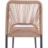 ΚΑΡΕΚΛΑ ΑΛΟΥΜΙΝΙΟΥ ΓΚΡΙ ΜΕ P.E.TWIST RATTAN ΜΠΕΖ HM5770.02 45x63x82Υ εκ.