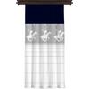 ΚΟΥΡΤΙΝΑ ΜΕ ΤΡΕΣΑ BEVERLY HILLS POLO CLUB HM12003 ΜΠΛΕ ΛΕΥΚΟ ΓΚΡΙ 140x260 εκ. 176BHP8824