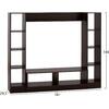 ΣΥΝΘΕΣΗ ΤΗΛΕΟΡΑΣΗΣ JAZMIN HM2255.01 WENGE 181x29,5x145 εκ.