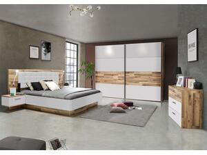 ΣΕΤ ΚΡΕΒΑΤΟΚΑΜΑΡΑΣ SEREN HM8807 ΜΕ ΕΝΣΩΜΑΤΩΜΕΝΑ ΚΟΜΟΔΙΝΑ ΓΙΑ ΣΤΡΩΜΑ 160Χ200 εκ.