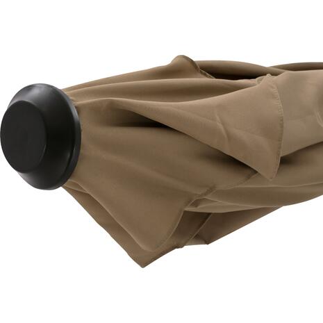 ΟΜΠΡΕΛΑ ΑΛΟΥΜΙΝΙΟΥ CAMBELL HM6029.02 ΟΡΘΟΓΩΝΙΑ ΑΝΑΚΛΙΝΟΜΕΝΗ ΜΟΚΑ ΓΚΡΙ 262x170x253 εκ.