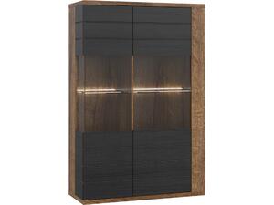 ΒΙΤΡΙΝΑ ΜΕΛΑΜΙΝΗΣ RYKER HM8854 ΚΑΡΥΔΙ ΓΚΡΙ 101,8x41,6x155,5 εκ.