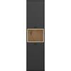 ΒΙΤΡΙΝΑ ΜΕΛΑΜΙΝΗΣ LUCA HM8830 ΜΑΥΡΟ ΦΥΣΙΚΟ 49,8x41,5x195,1 εκ.