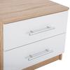 ΚΟΜΟΔΙΝΟ ΜΕΛΑΜΙΝΗΣ HM2220.06 SONAMA - ΛΕΥΚΟ 48x40,5x41,5 εκ.