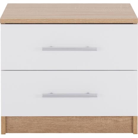 ΚΟΜΟΔΙΝΟ ΜΕΛΑΜΙΝΗΣ HM2220.06 SONAMA - ΛΕΥΚΟ 48x40,5x41,5 εκ.