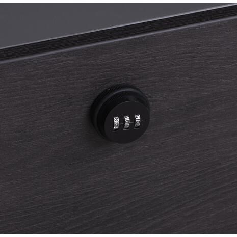 ΓΡΑΦΕΙΟ ΕΠΑΓΓΕΛΜΑΤΙΚΟ ΔΕΞΙΑ ΓΩΝΙΑ ROSEWOOD HM2112R 200X160X76Υ εκ.