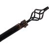 ΚΟΥΡΤΙΝΟΞΥΛΟ 110-210cm  HM11280.01 ΜΕΤΑΛΛΙΚΟ ΠΤΥΣ/ΝΟ ΜΑΥΡΟ ΧΡΥΣΟ ΓΥΡΙΣΤΟ Ε-0316